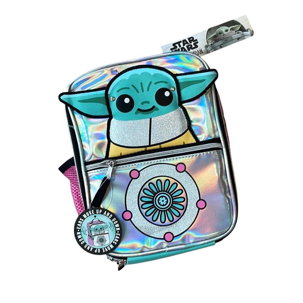 NWT Star Wars Mandalorian Grogu Baby Yoda School Lunch Box